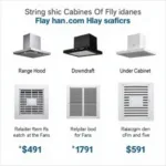 Kitchen Fan Types and Prices Comparison