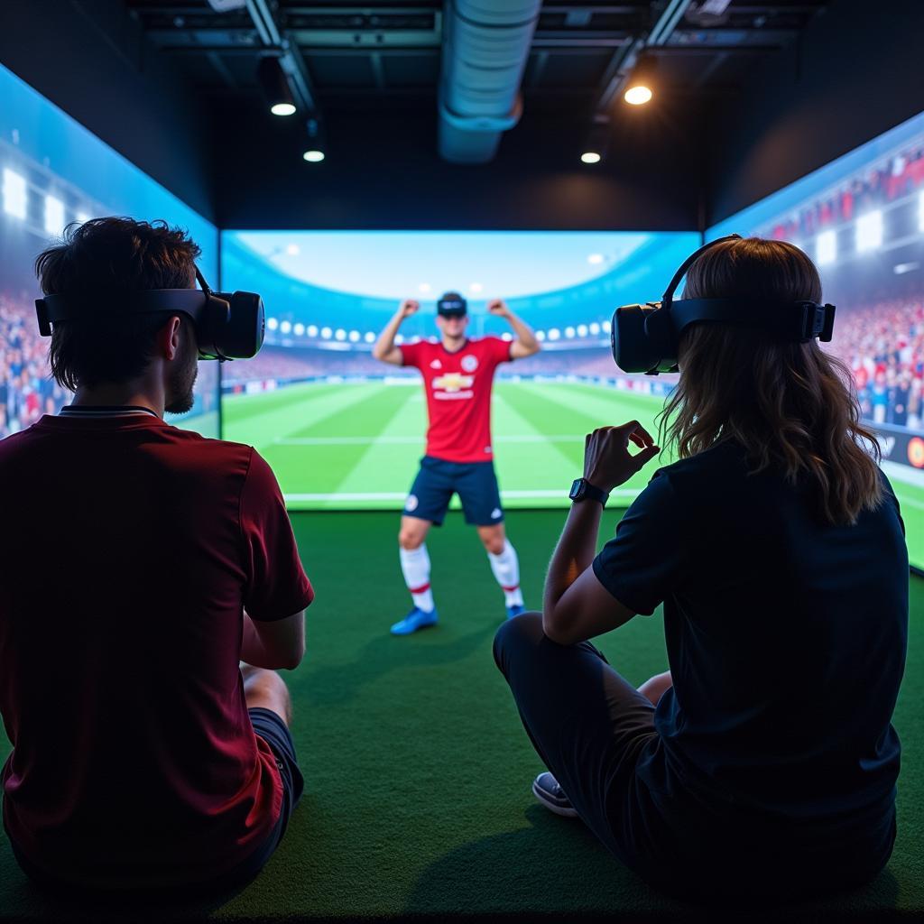 KOLs Challenge Fans in Virtual Reality Football