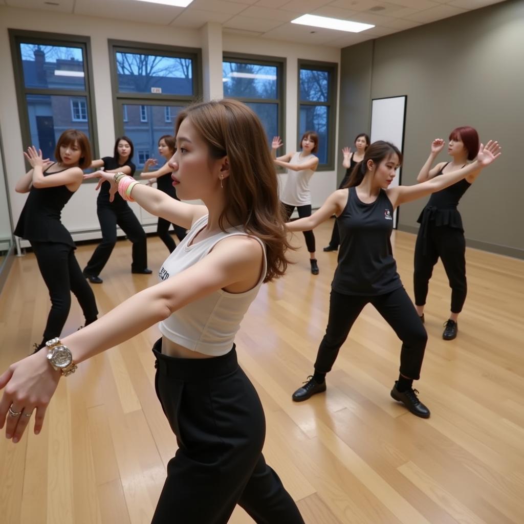 Kpop Dance Practice: Focusing on the Backward Hand Fan Technique