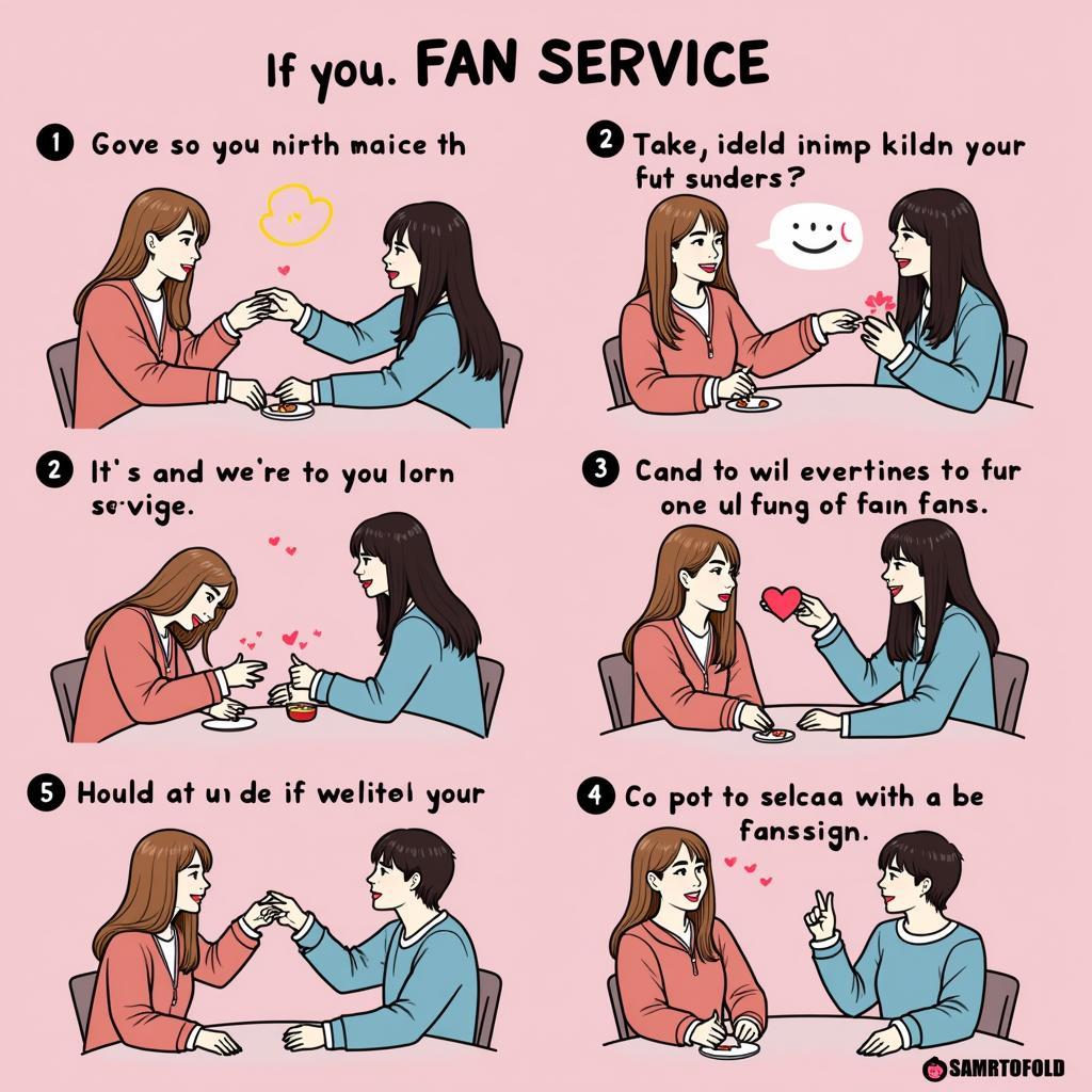 Examples of Kpop Fan Service