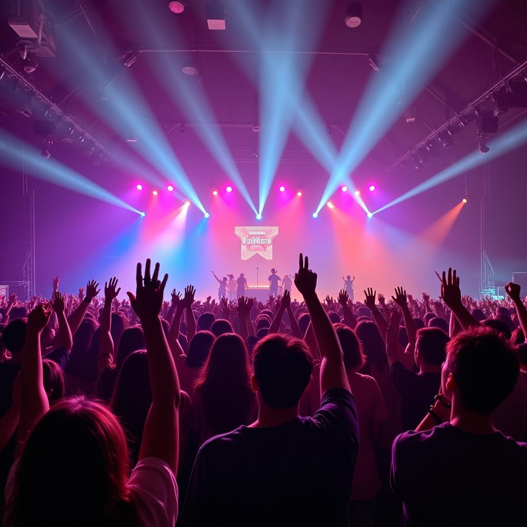 Kpop Hand-Fan Synchronized Movements in Concert