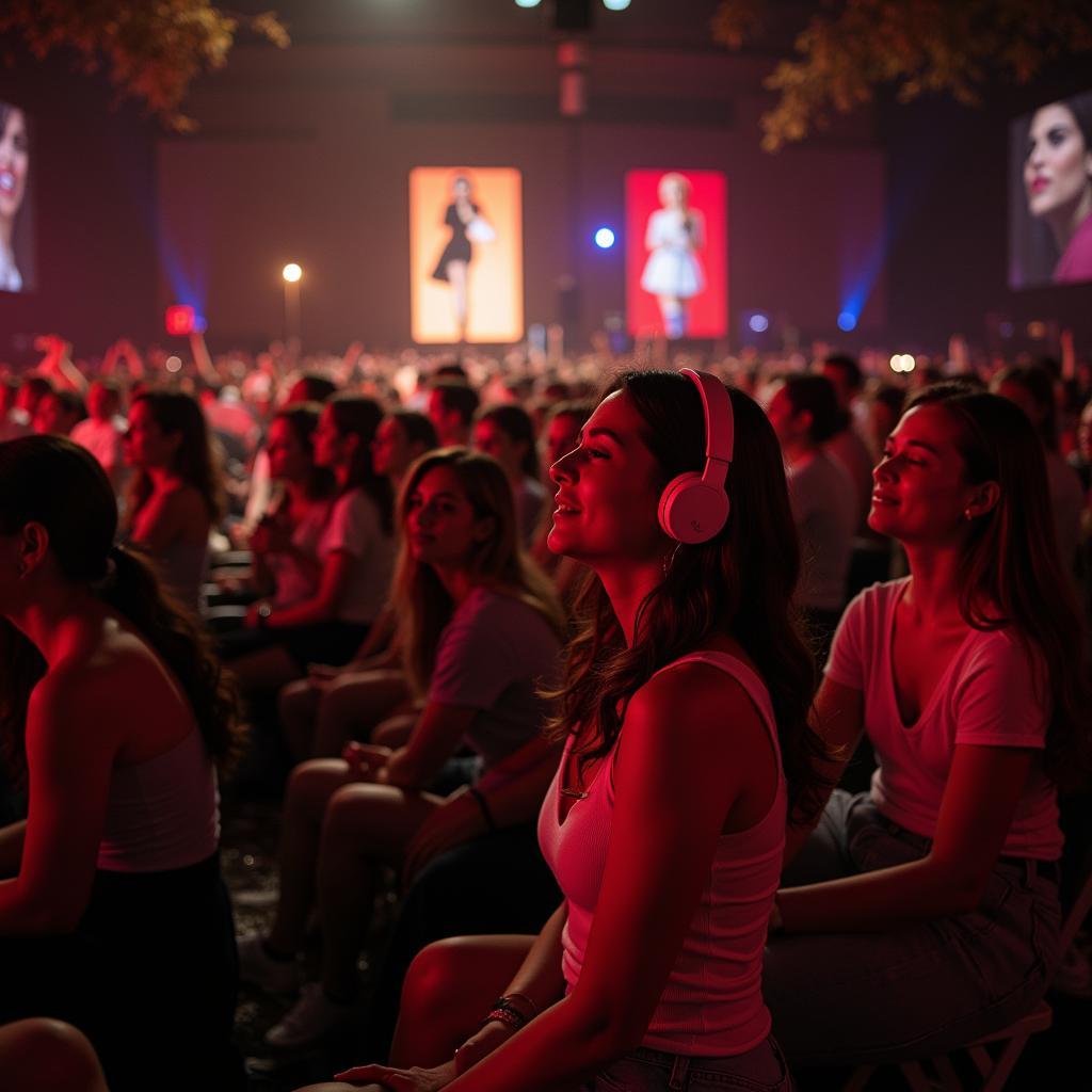 Fans Connecting Through Music