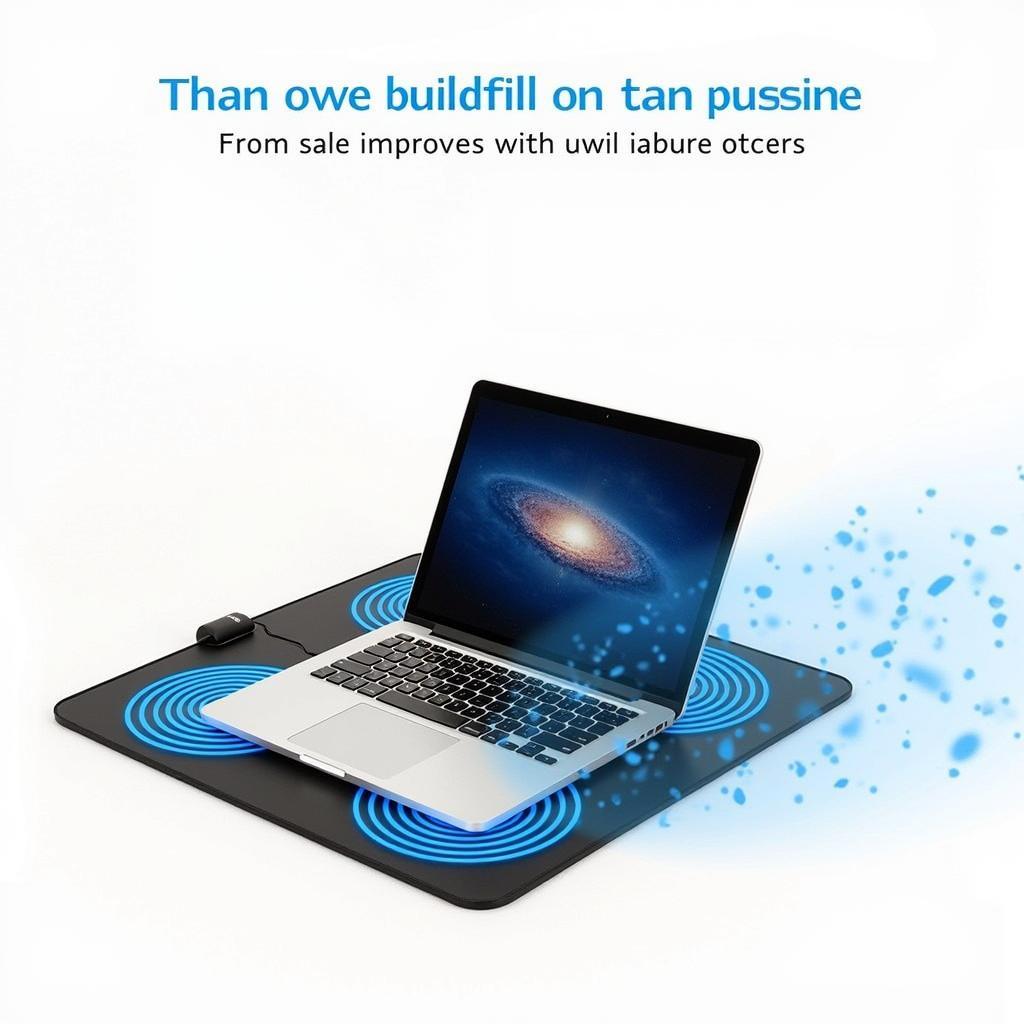 Using a laptop cooling pad to enhance fan performance