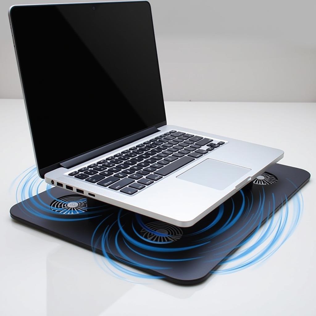 Using a laptop cooling pad for better airflow and temperature management.