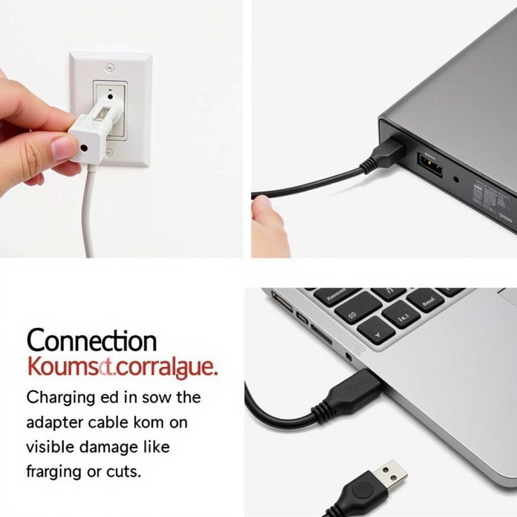 Checking Laptop Power Adapter and Cable