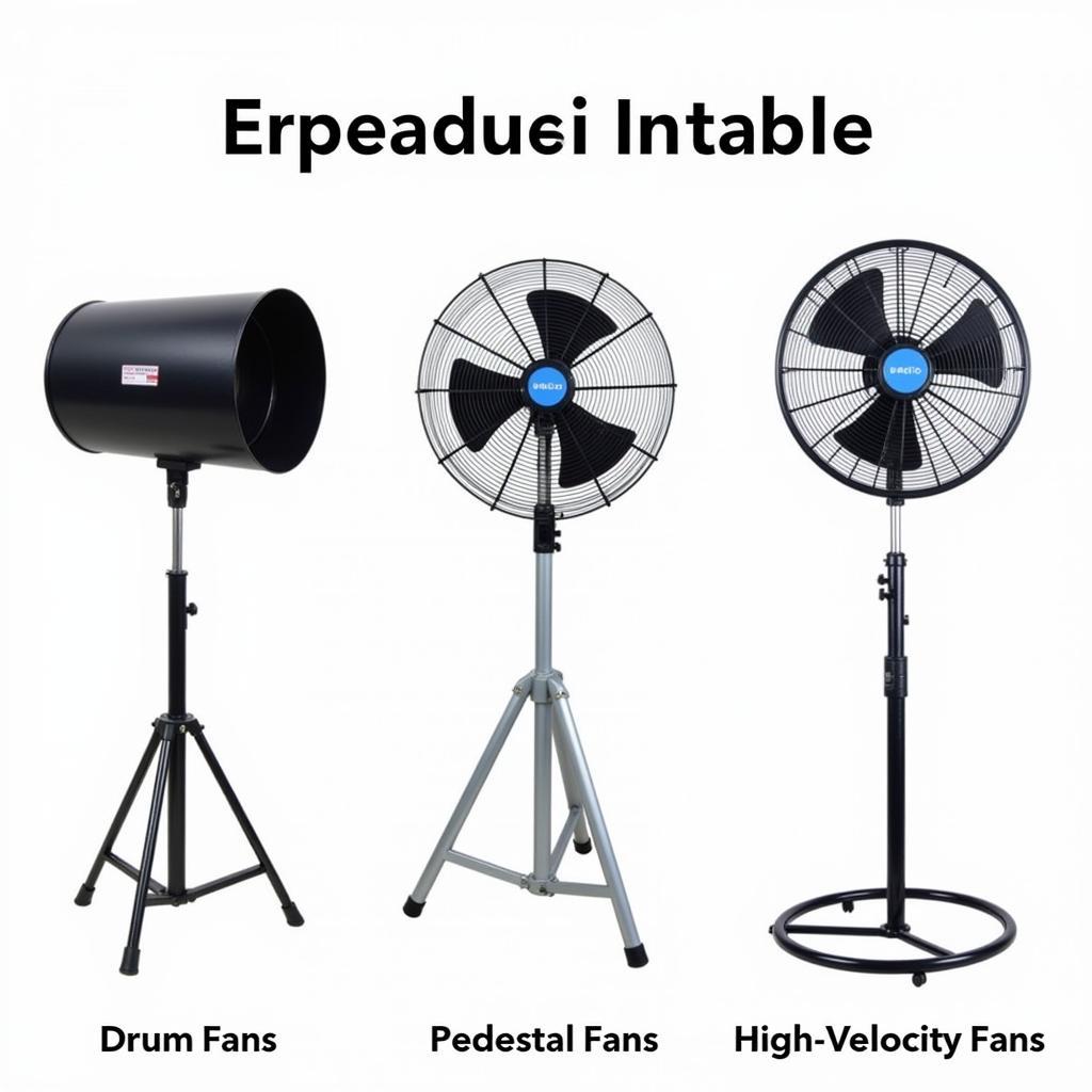 Types of Large Portable Industrial Fans