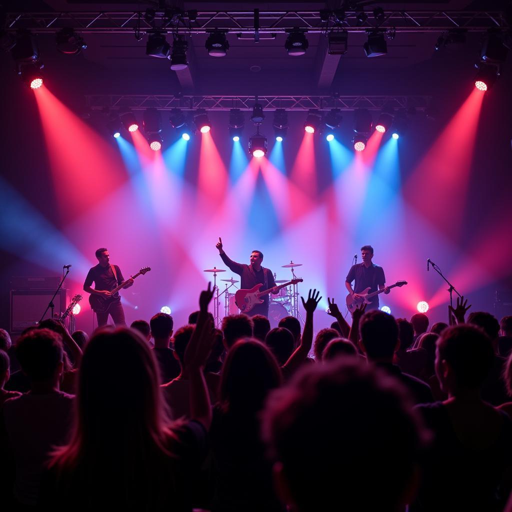 Le Fan Band performing live on stage