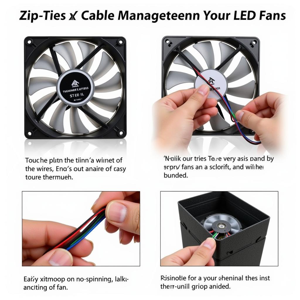 LED Fan Cable Management and Troubleshooting