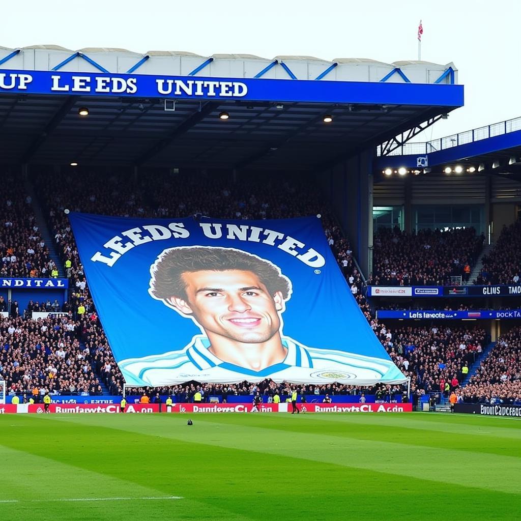 Leeds United Fans Display at Elland Road