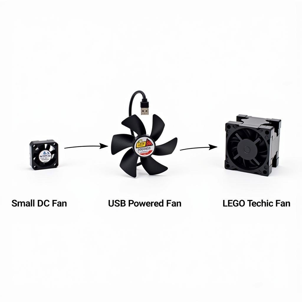 Comparing Different LEGO Cooling Fan Types