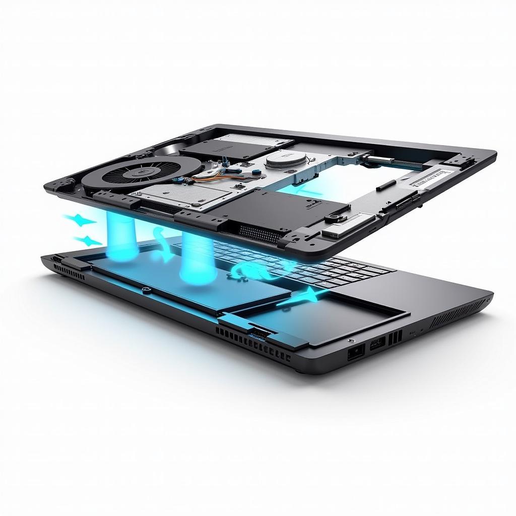 Lenovo Laptop Cooling System Diagram