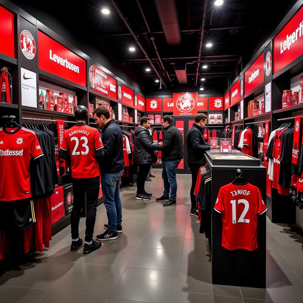 Inside the Leverkusen Fan Shop