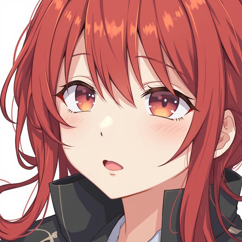 Character Portrait Lezhin Fan Wallpaper:  A close-up of a character with a thoughtful expression.