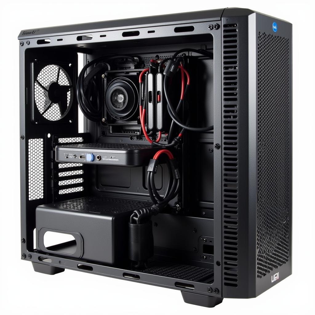 Clean Cable Management Example inside Lian Li O11 Dynamic