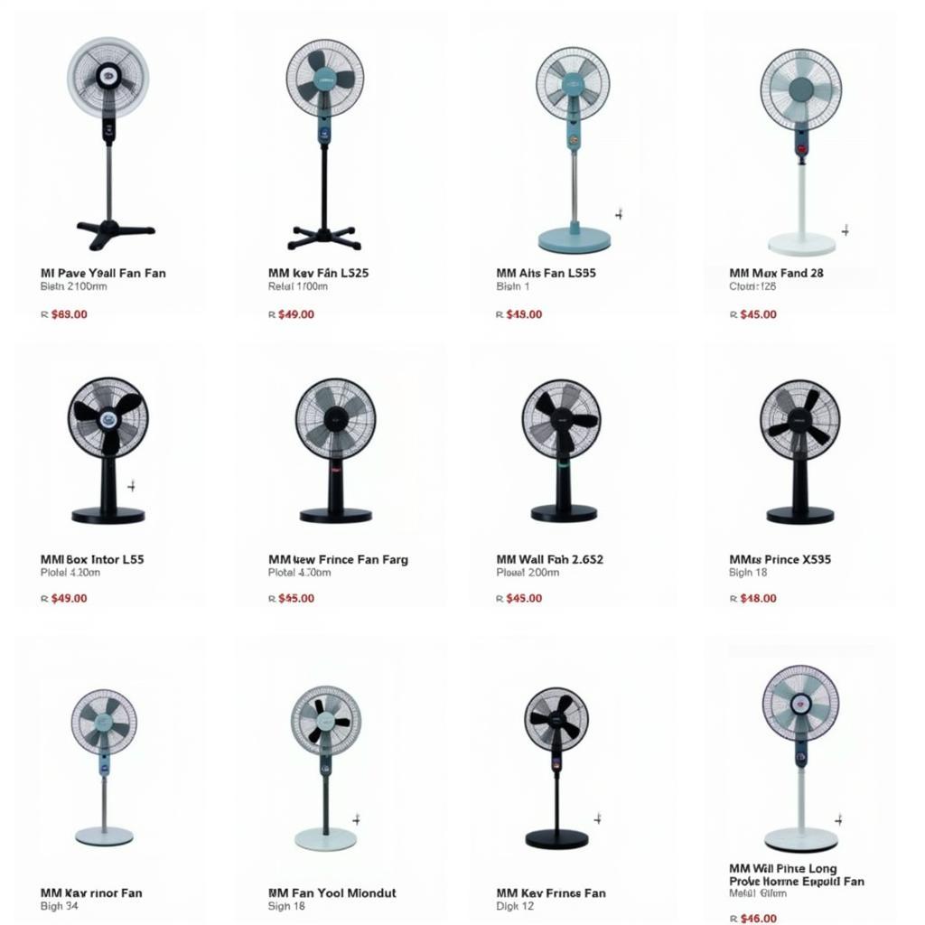 Lifan Electric Fan Models Available in Vietnam