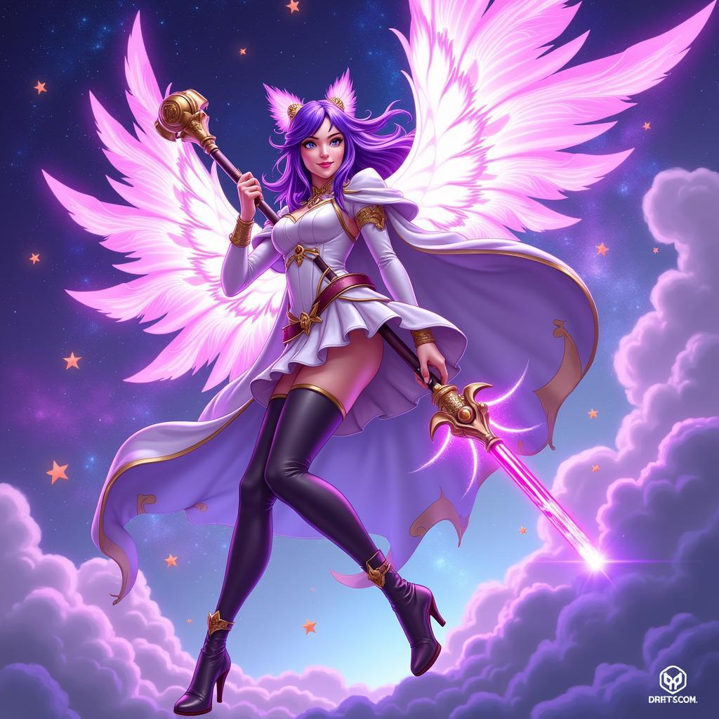 Star Guardian Ahri Fan Art Wallpaper