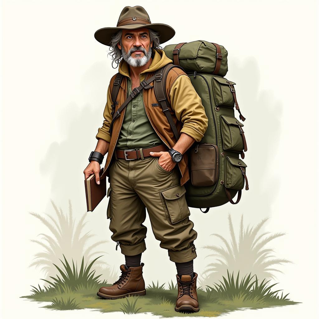 Lost Explorer Character Design