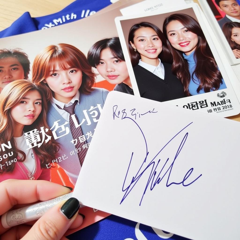 Lovelyz fan meeting memorabilia from 2018