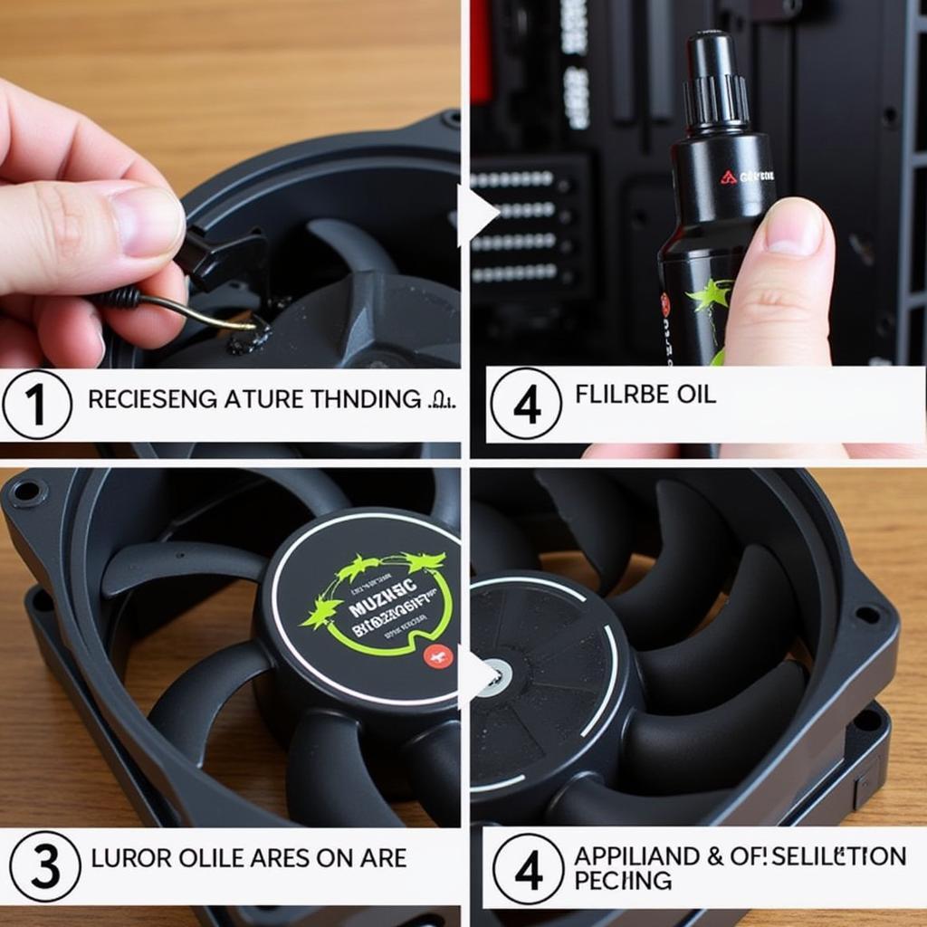 Lubricating a PC Case Fan