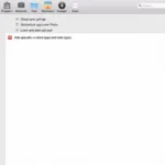 MacBook System Preferences iCloud Settings