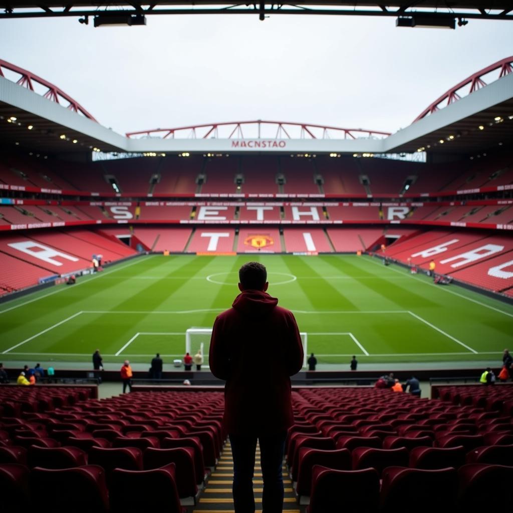 Man United Fan at Old Trafford