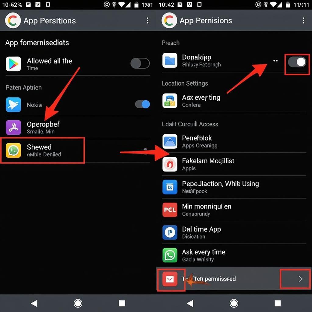 Managing App Location Permissions on Samsung Note Fan Edition