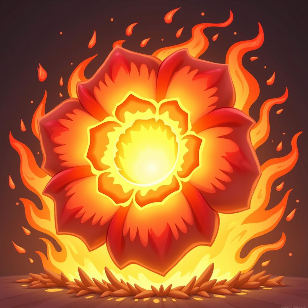 Fan-made Mario power-up: Fire Flower variant