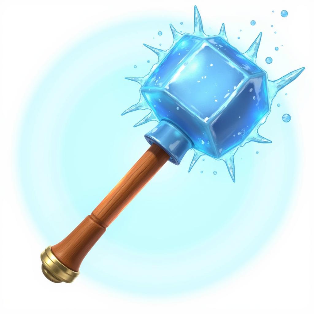 Fan-made Mario power-up: Ice Hammer