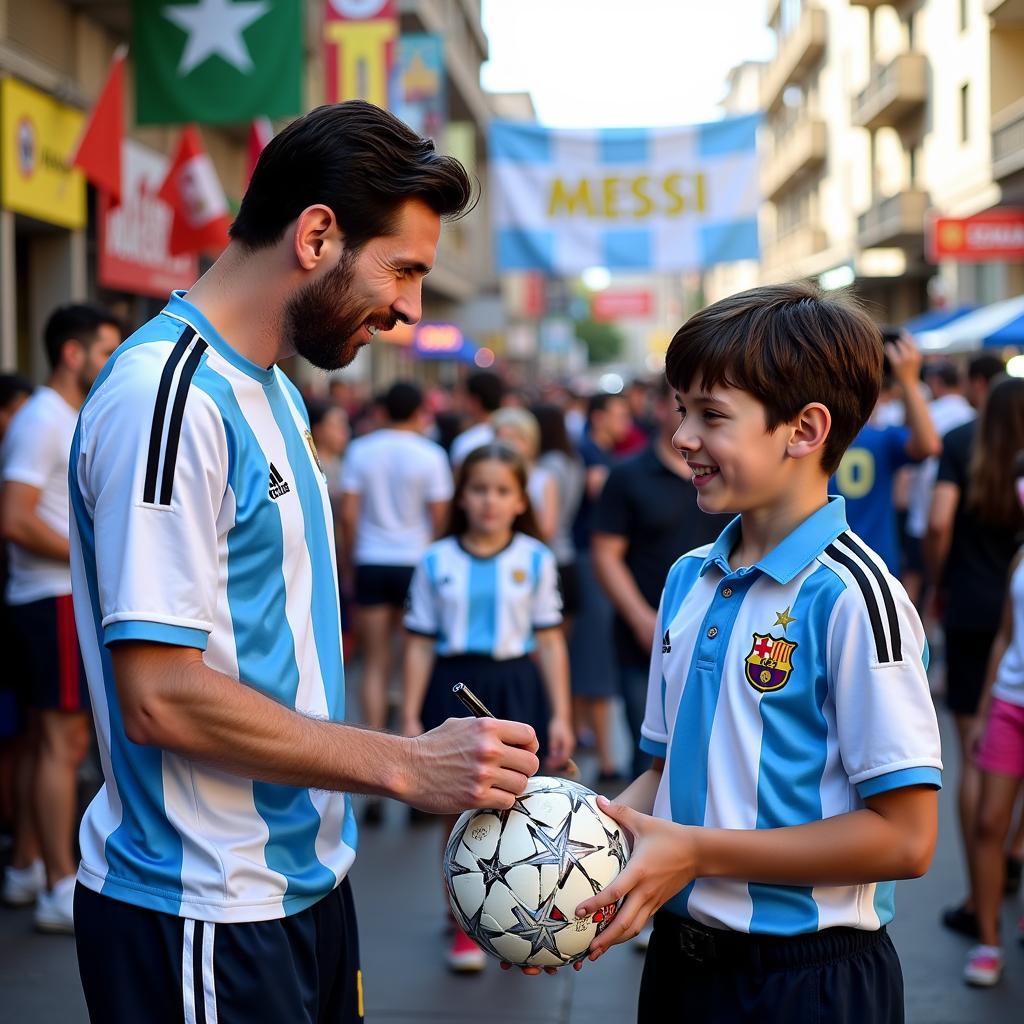 Messi Fan Meeting in Argentina