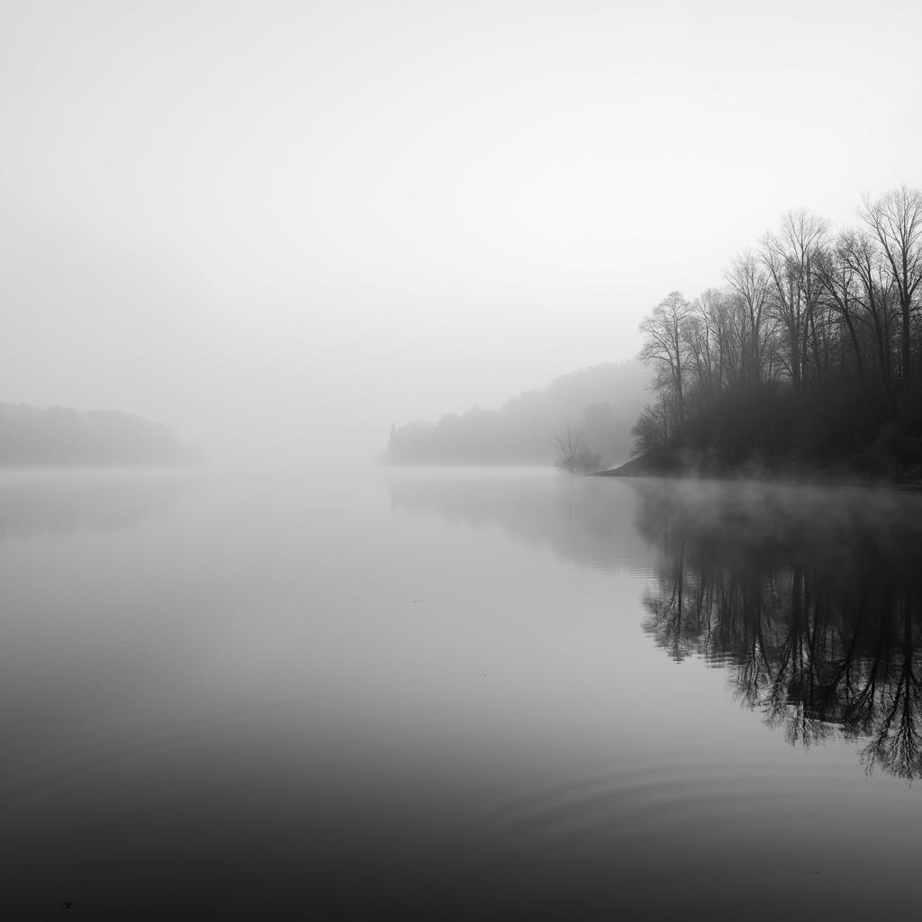 Misty Lake Morning