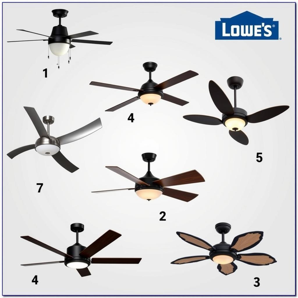 Modern Ceiling Fans at Lowe's