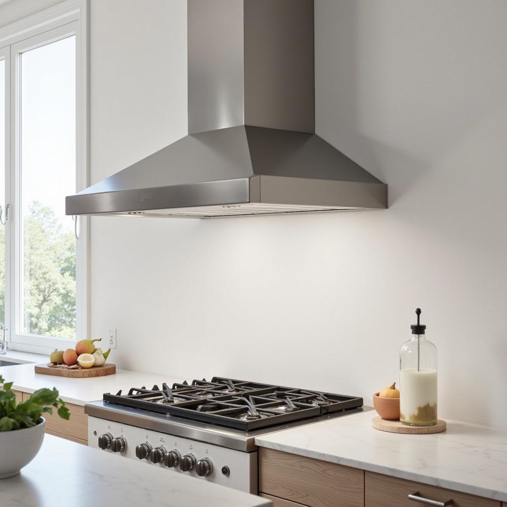 Modern Kitchen with Stylish Range Hood