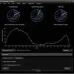 Monitoring laptop fan speed using dedicated software