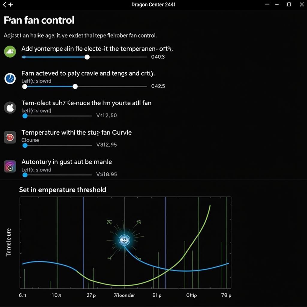 MSI Laptop Fan Control Interface