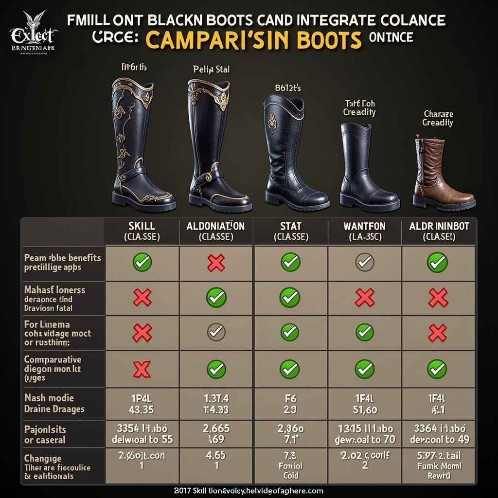 MU Online Character Builds featuring Excellent Black Dragon Boots