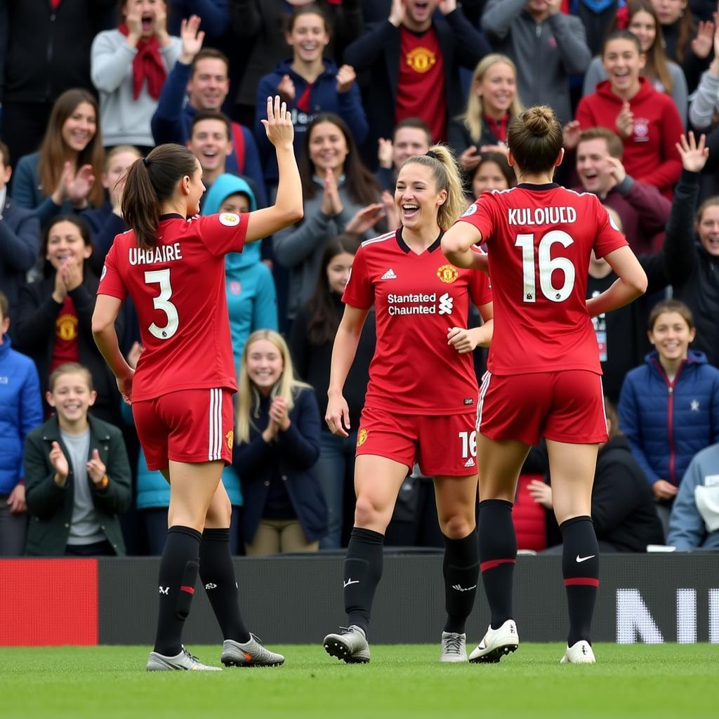 Manchester United Women's team inspiring a new generation of female fans