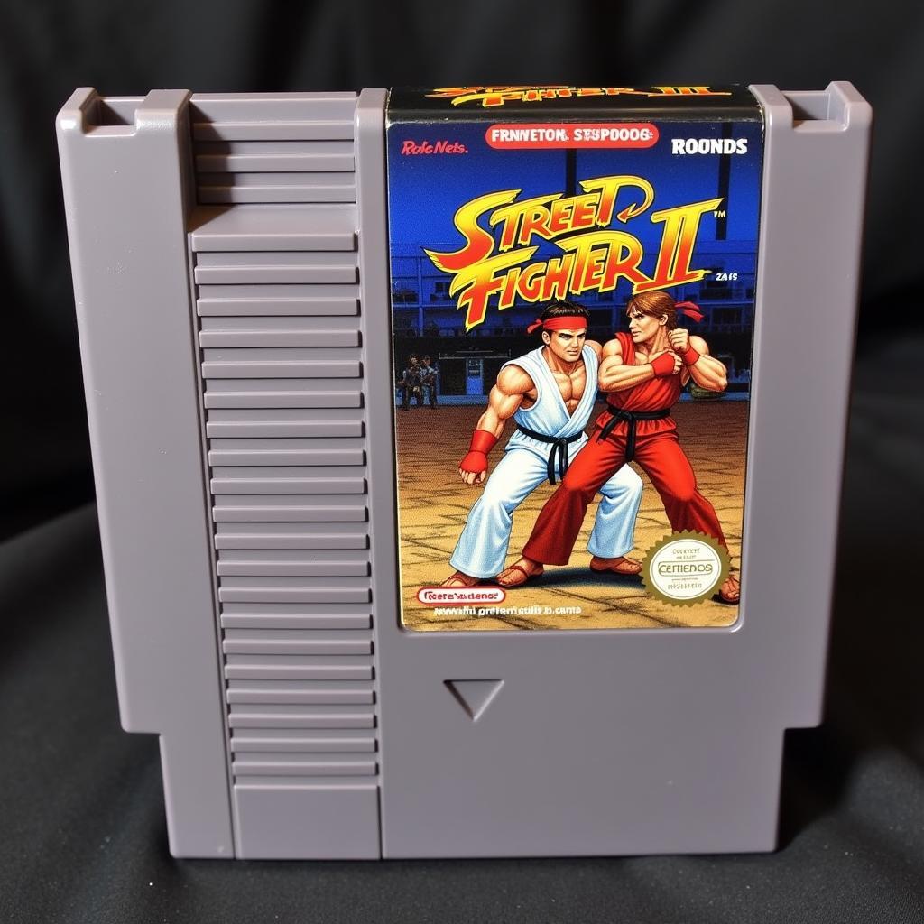 Fan-Made Super Street Fighter II NES Cartridge