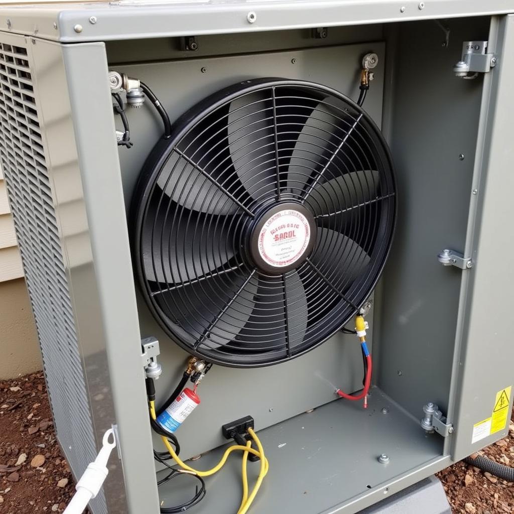 New Car AC Condenser Fan Installed