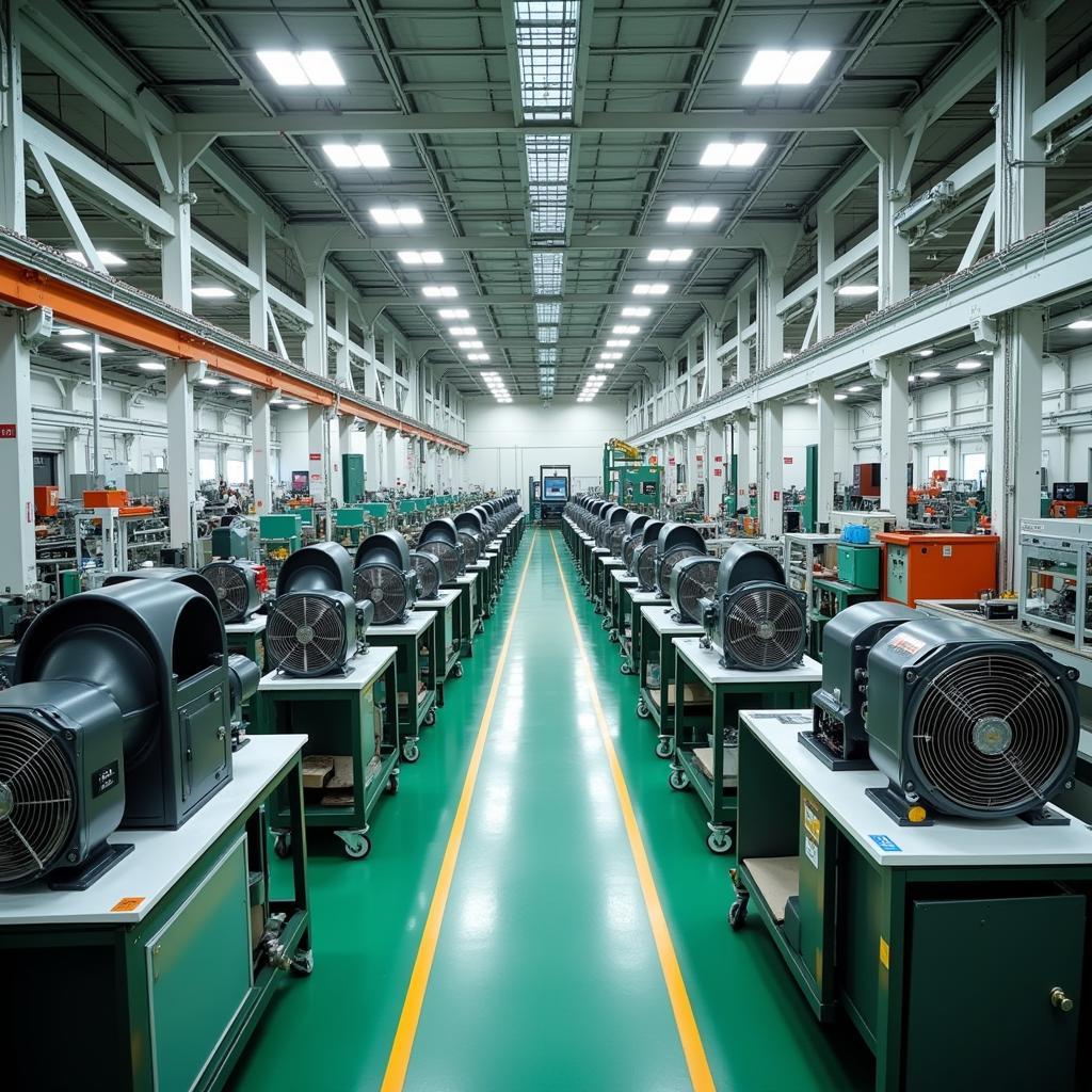 Nidec DCM fan manufacturing facility