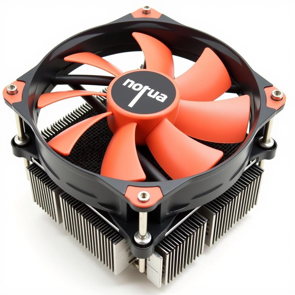 Noctua NF-A12x25 PWM Fan Installed on Heatsink