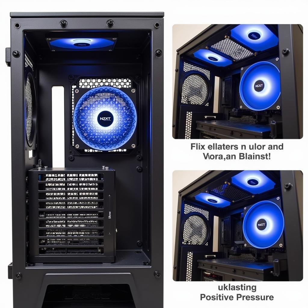 NZXT FZ-120mm Fan Installed in PC Case