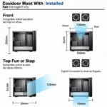 NZXT H500i Fan Configuration Options