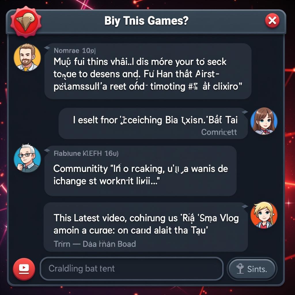 Online Gaming Community Discussing Bà Tân Vlog's Latest Video