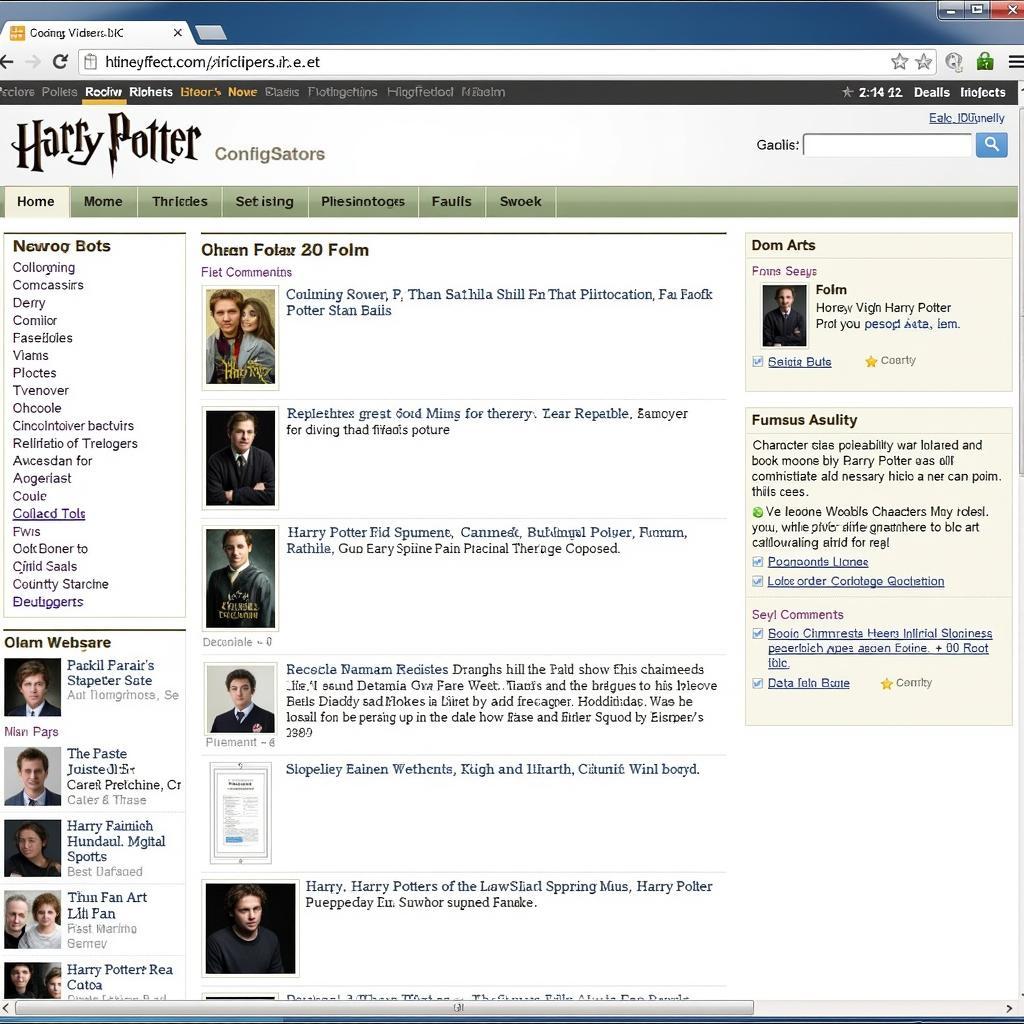 Online Harry Potter Fan Forum