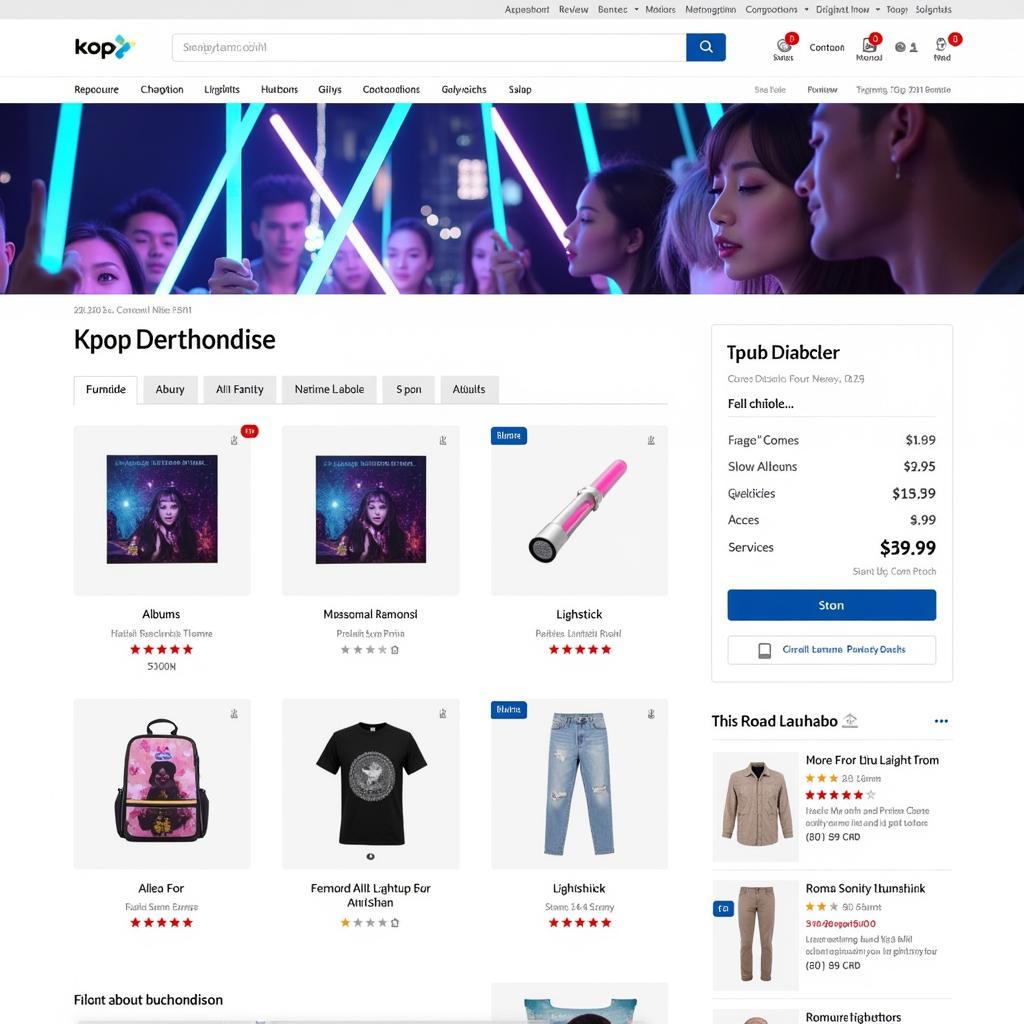 Online Kpop Merchandise Shopping