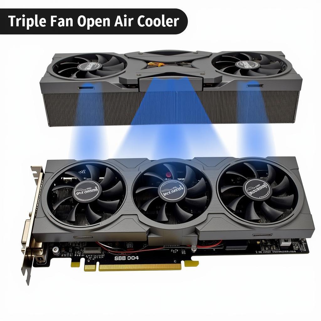 Open-Air Cooler on a Graphics Card