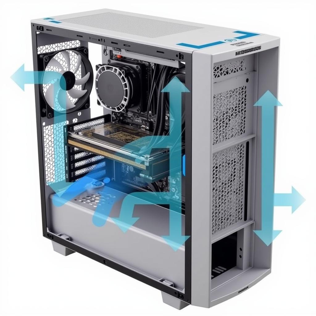 Optimal Airflow with a 10cm Rear Exhaust Fan