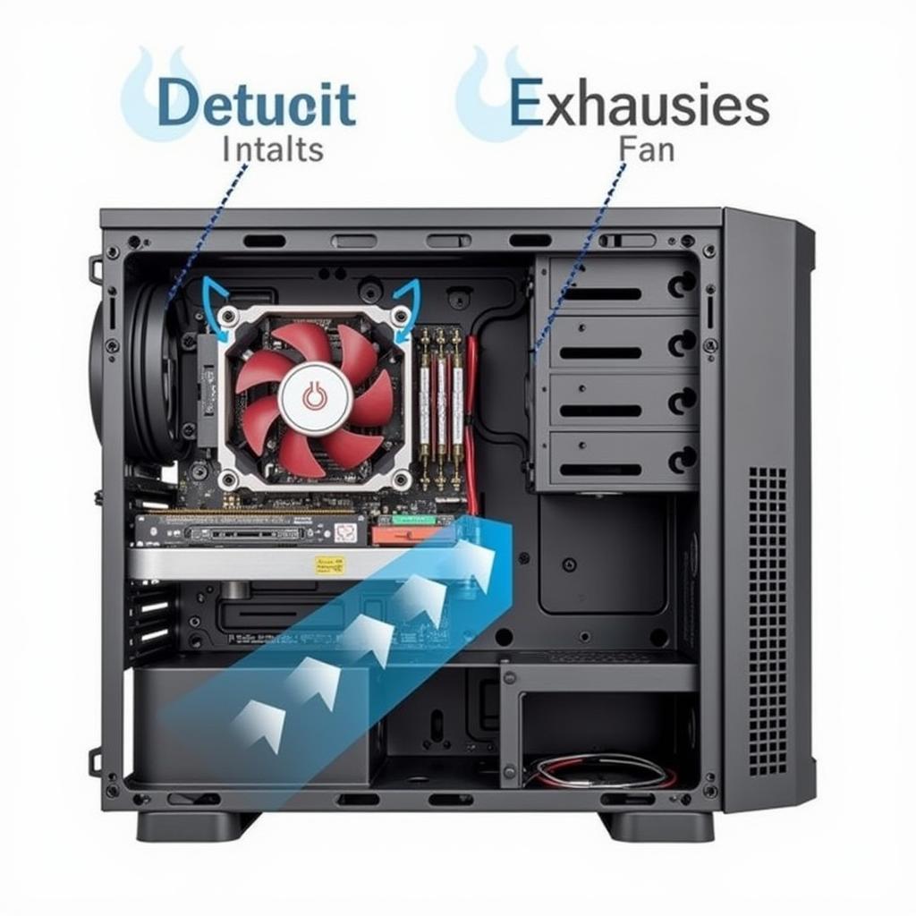 Optimal Fan Placement in PC Case