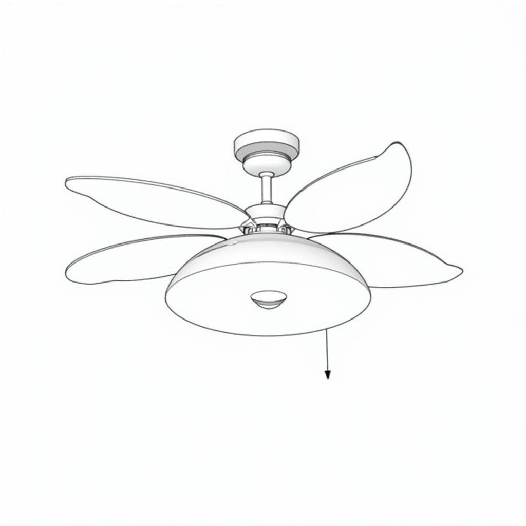 Optimized Revit Ceiling Fan Model