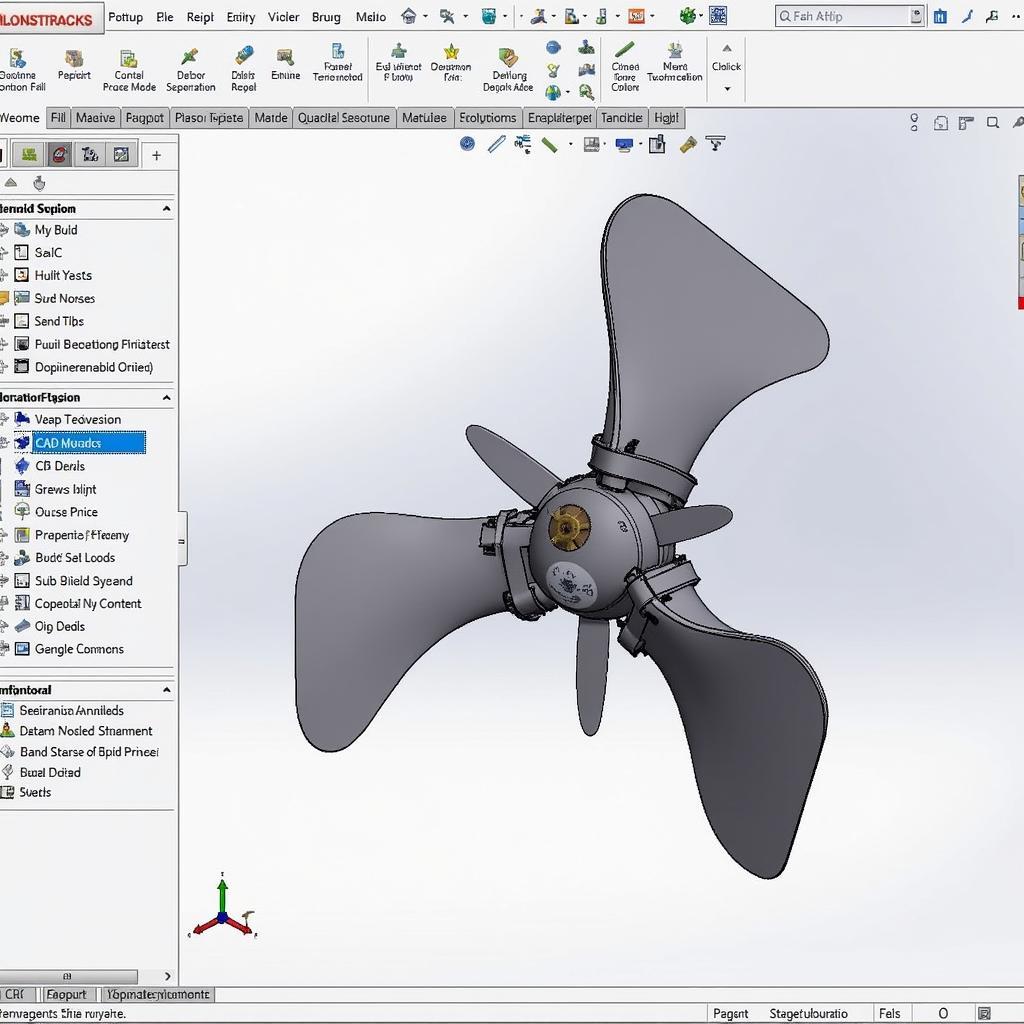 Optimizing 3 Fan Blade in CAD